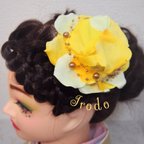 作品Petal mini hat 𑁍 yellow