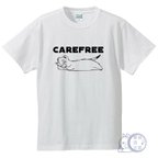 作品コットンＴシャツ　CAREFREEなオコジョ　150～ＸＬ