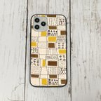 作品iphoneケース43 韓国 iphoneケース 強化ガラス おしゃれ 北欧 カラフル幾何学　レトロ　アイフォン　リバティ　かわいい　流行り iface