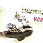 作品NORA工房-わんこフォトスタンド-