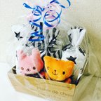 作品[うさ&くま] おむつキャンディbox＊ご出産お祝い＊送料無料