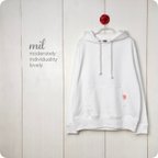 作品S/S mil Logo Hoodie / 2 Colors / and Kids Size