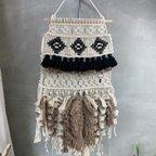 作品WALL HANGING マクラメ編みタペストリー