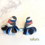 作品刺繍ピアス