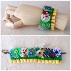 作品cuffs bracelet  #3（green）