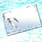 作品【水を注ぐ天使】メッセージカード