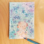 作品「雪のおくりもの」原画