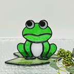 作品蓮の上の蛙