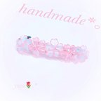 作品No.4 桜シリーズ ❁⃘*.ﾟ桜バレッタ、ヘアクリップ