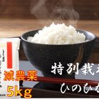 作品もっちりつやつや特別栽培米5kg　【減農薬米】佐賀県産ヒノヒカリ