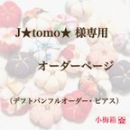 作品J★tomo★ 様専用オーダーページ（デフトバンフルオーダー・ピアス）