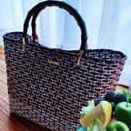 作品【1点もの/送料無料】coquette.tote『L.summer』A4トートバッグ