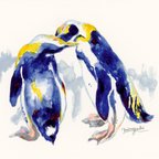 作品絵画作品『マゼランペンギンたち』