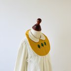 作品刺繡スタイ 星 森 アースカラー プレゼント