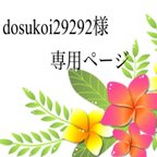 作品dosukoi29292様専用ページ