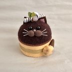 作品チョコケーキ 小物入れ