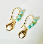 作品brass&turquoise✖️ピアス