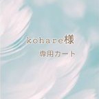 作品kohare様 専用カート🛒𓈒𓂂𓏸