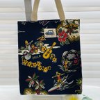 作品ハワイアン　シンプルサブBAG　NAVY　☆送料無料