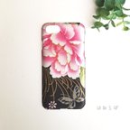 作品[台湾花布] 黒色蝶々 iPhone/Android ケース