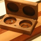 作品木製 アクセサリーボックス　ジュエリーケース　指輪入れ