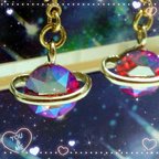 作品🆕【1点のみ限定】crystal planet　ピアス/イヤリング