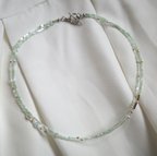 作品ビーズネックレス　チョーカーネックレス　necklace 夏　サマーアクセサリー