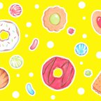 作品🍩手描きイラスト『ドーナツ＆クッキー🎵』🍪