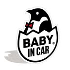 作品【マグネット】BABYINCAR マグネット ステッカー カーマグネット ベビーペンギン ベビーインカー ベビー キッズ