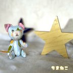 作品おヒゲをさして完成✨星のテディキャット