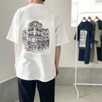 作品『2024新作』USAコットン バックプリントTシャツ ユニセックス 5色展開 【ホワイト】