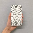 作品ねこさん 手帳型スマホケース（ほぼ全機種対応）