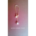 作品☆再販☆  wish comes true　chain ring　-星に願いを-ゆらキラチェーンリング　ピンキー、ファランジリングにも…