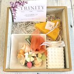 作品《誕生》五感を余す事なく癒すluxury box《TRINITY BOX》が誕生しました。Type《ミモザ》