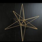 作品真鍮のヒンメリ　STAR 2.6