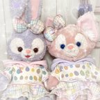 作品春色ぱすてるカラーのイースターワンピースセット🐰🎀ステラルーSサイズ＆リーナベルSサイズ ペアルックコスチューム❤️