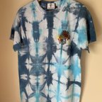 作品SHAREMYWORLD シェアマイワールド sunflower tiedye Tee 半袖 Tシャツ【ひまわり タイダイ M】