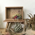 作品木箱の中のお花たち part3