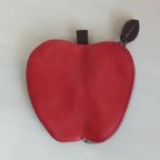 作品リンゴのコインケース(Red)