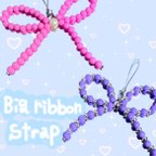 作品Big ribbon  strap