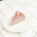 作品紫芋のチーズケーキ