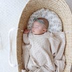 作品【再販】透かし編み knit blanket おくるみ 出産祝い