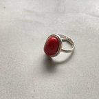 作品#031 red mini ring (B)