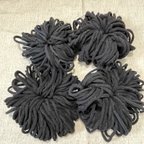 作品【編み物素材】91 靴下の輪っか　簡単編み物素材　手作りマスク用のゴムとしてもご使用いただけます。