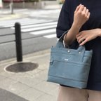 作品⭐︎受注生産品⭐︎【ブルージェイドー】倉敷帆布8号"丈夫で経年変化を楽しめる▼トートバック