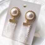 作品pearl and lace pierce