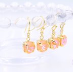 作品ノベルティ♡大粒スワロフスキーpierce／earring