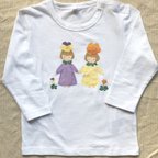 作品手描きTシャツ 長袖 ビオラちゃん サイズ90㎝