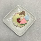 作品【いちごと妖精】針山　ピンクッション　裁縫道具