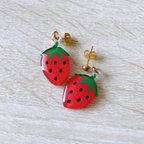 作品いちごのピアス🍓